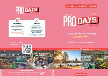 Plaquette Pro-days 2024