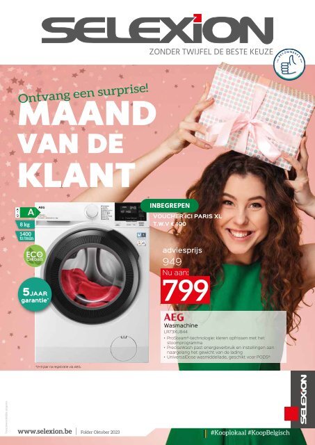 Maand van de klant - Folder - Selexion