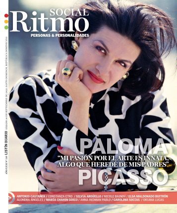 Ritmo Social - Portada Paloma Picasso