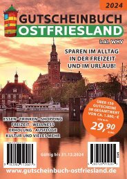 Gutscheinbuch Ostfriesland  2024 - EBook