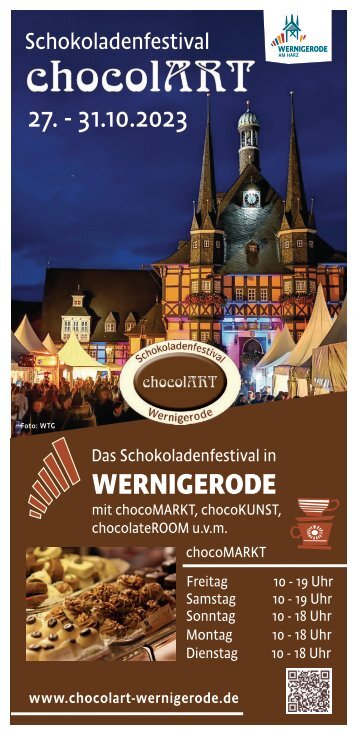Schokoladenfestival chocolART 2023