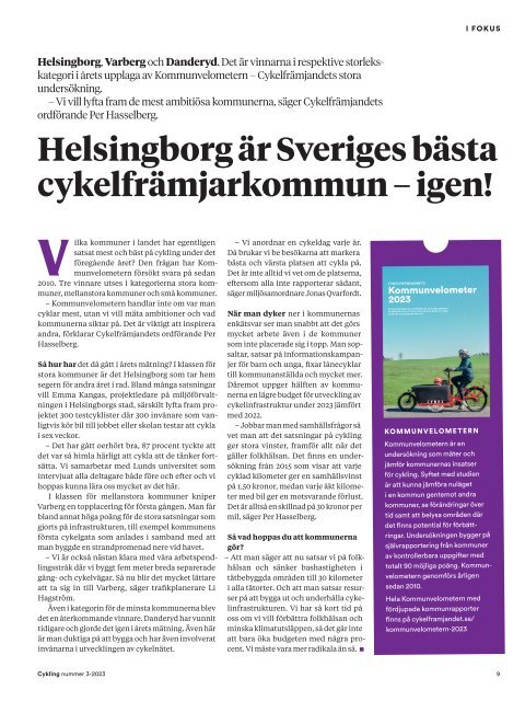 Tidningen Cykling 3 2023