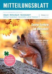 Mitteilungsblatt Nürnberg-Eibach/Reichelsdorf/Röthenbach - Oktober 2023