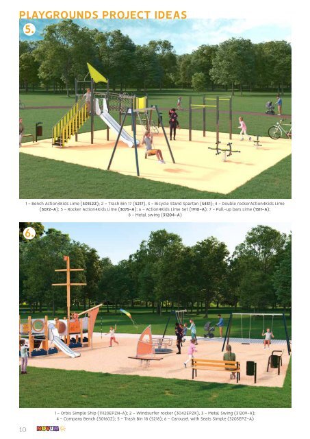 NOVUM Playground Equipment catalogue