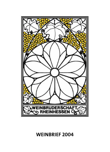 WEINBRIEF 2004 - Weinbruderschaft Rheinhessen
