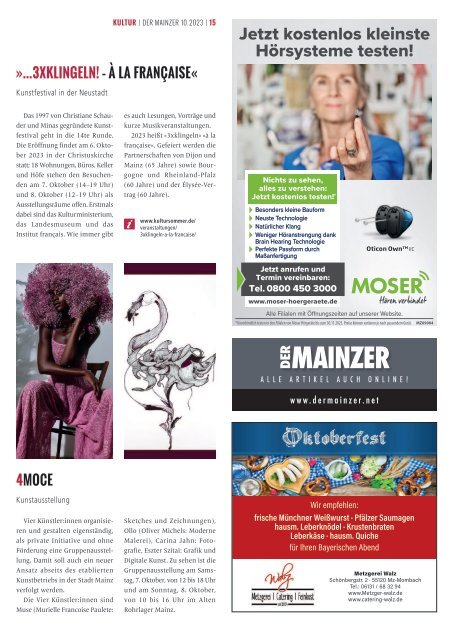 DER MAINZER - Das Magazin für Mainz und Rheinhessen - Nr. 397