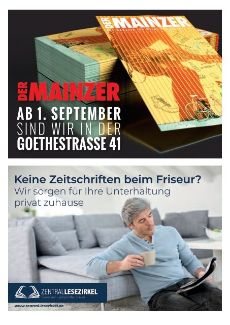 DER MAINZER - Das Magazin für Mainz und Rheinhessen - Nr. 397