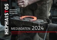 Mediadaten HEPHAISTOS 2024