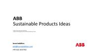 ABB - Sustainable Items