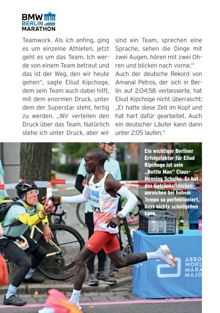 Das Finisher Magazin zum BMW BERLIN-MARATHON 2023