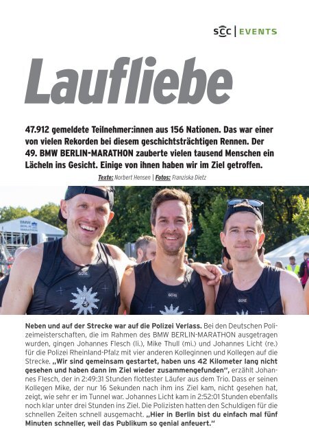 Das Finisher Magazin zum BMW BERLIN-MARATHON 2023