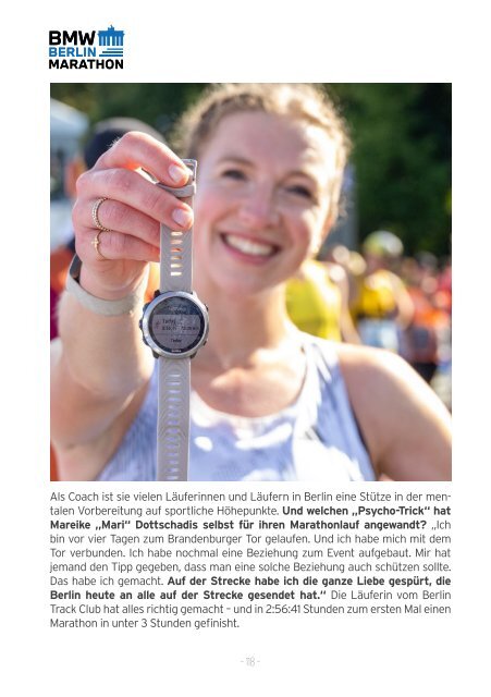 Das Finisher Magazin zum BMW BERLIN-MARATHON 2023