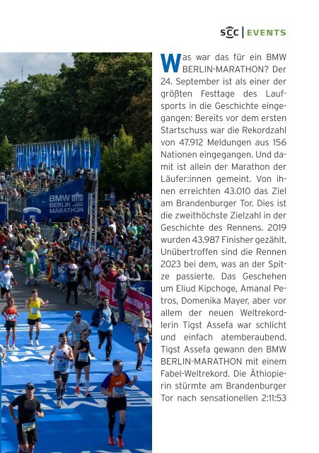 Das Finisher Magazin zum BMW BERLIN-MARATHON 2023