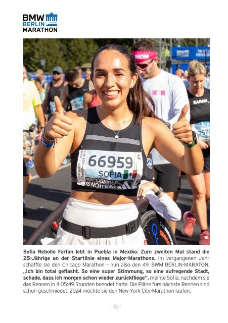 Das Finisher Magazin zum BMW BERLIN-MARATHON 2023