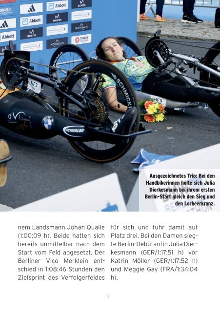 Das Finisher Magazin zum BMW BERLIN-MARATHON 2023