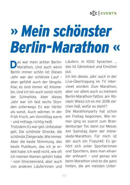 Das Finisher Magazin zum BMW BERLIN-MARATHON 2023