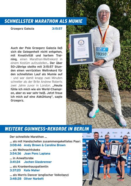 Das Finisher Magazin zum BMW BERLIN-MARATHON 2023