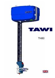 Manual and spare parts list TAWI HOIST