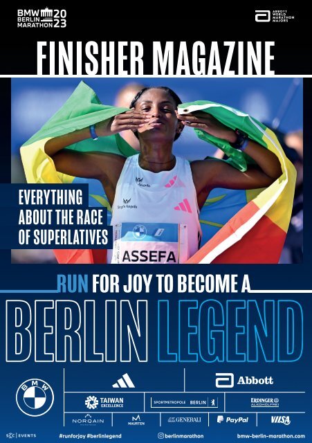 BMW BERLIN-MARATHON 2023: The Finisher Magazine