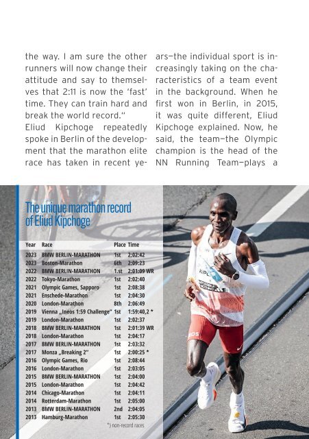 BMW BERLIN-MARATHON 2023: The Finisher Magazine