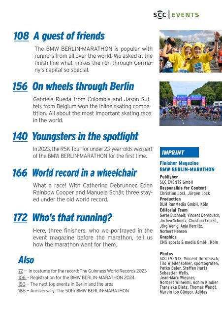 BMW BERLIN-MARATHON 2023: The Finisher Magazine