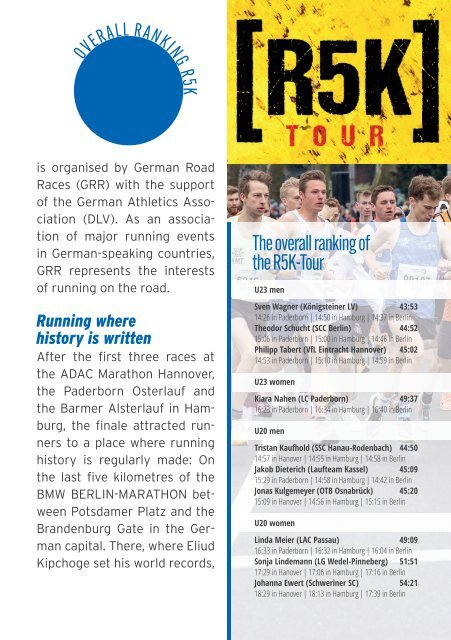 BMW BERLIN-MARATHON 2023: The Finisher Magazine