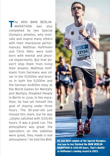 BMW BERLIN-MARATHON 2023: The Finisher Magazine