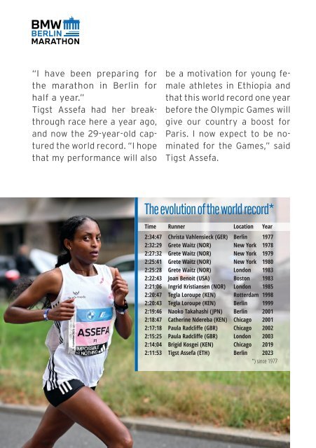 BMW BERLIN-MARATHON 2023: The Finisher Magazine