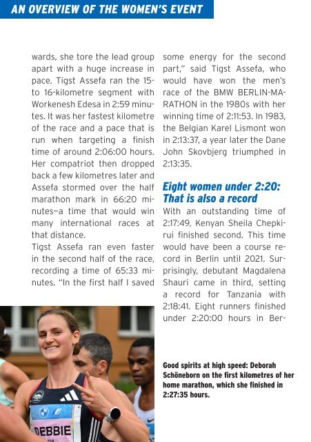 BMW BERLIN-MARATHON 2023: The Finisher Magazine