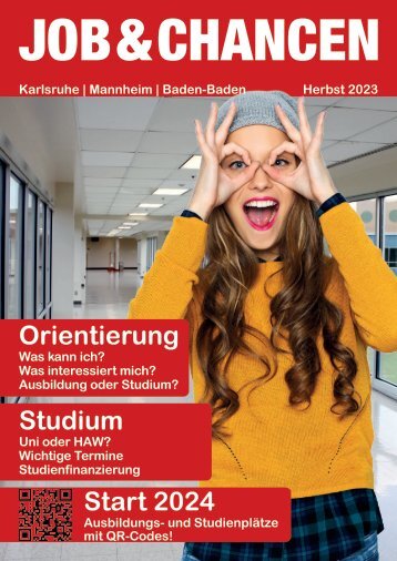 JOB & CHANCEN Karlsruhe/Mannheim/Baden-Baden Herbst-Ausgabe