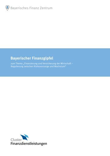 Bayerischer Finanzgipfel - BearingPoint ToolBox