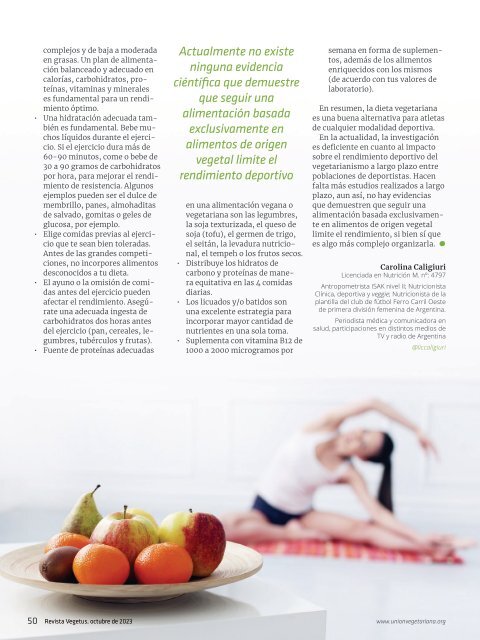 Revista Vegetus nº 49 (Octubre-Diciembre 2023)