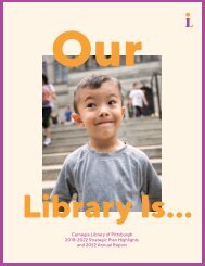 2022 Annual Report - Carnegie Library of Pittsburgh