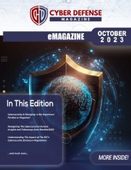The Cyber Defense eMagazine October Edition for 2023