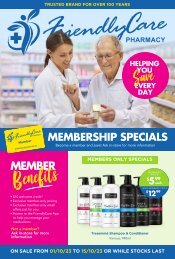 FriendlyCare Pharmacy October Catalogue