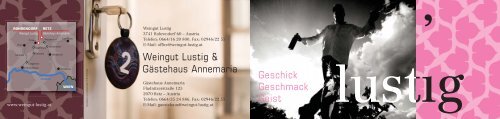 Download Folder - Weingut Erich Lustig & Gästehaus Annemaria