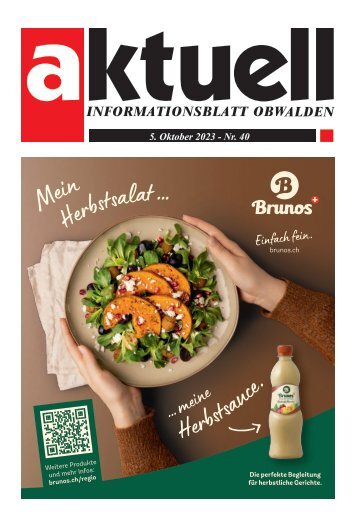 Aktuell Obwalden | KW 40 | 5. Oktober 2023