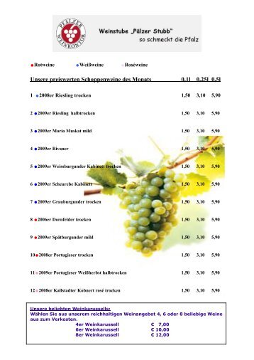 Weingut Schaurer - Pfälzer Weinkontor Dresden