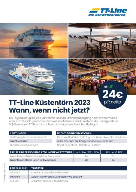 TT-Line Küstentörn 2023 / 2024