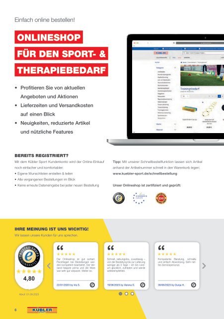 Kübler Sport® Gesamtkatalog 2024