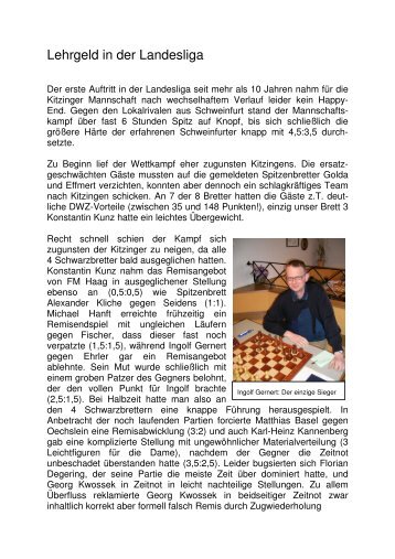 Schweinfurt cleverer! - Schachclub Kitzingen 05