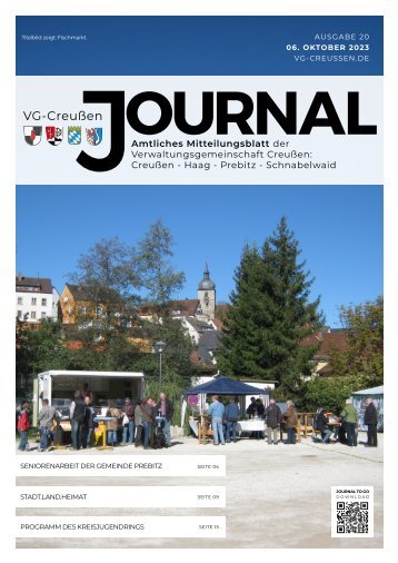 Creussen Journal Ausgabe 06.10.2023