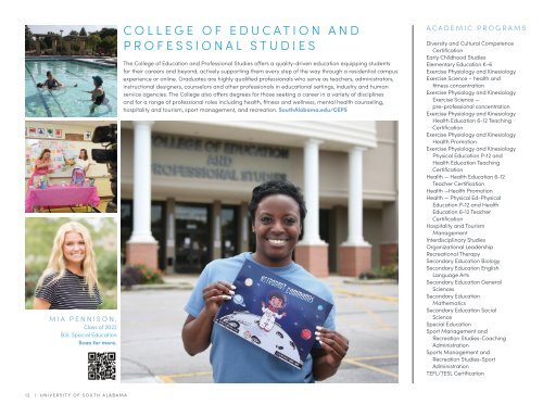 University of South Alabama View Book 2023-2024