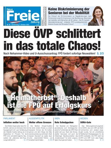 Diese ÖVP schlittert in das totale Chaos!