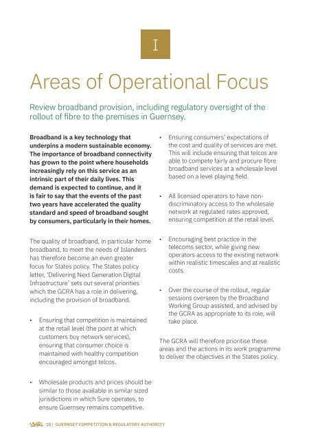 GCRA - Strategic and Operational Priorities 2022 - 2024 
