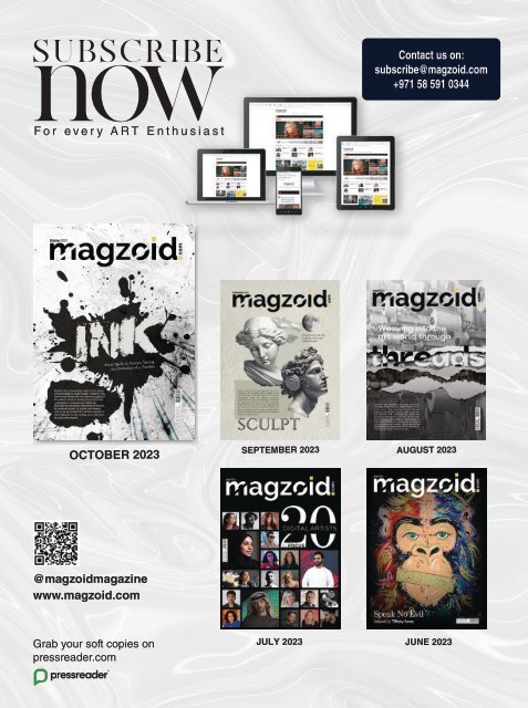 Magzoid Magazine - Luxury Magazine in the Creative Space | October 2023 |