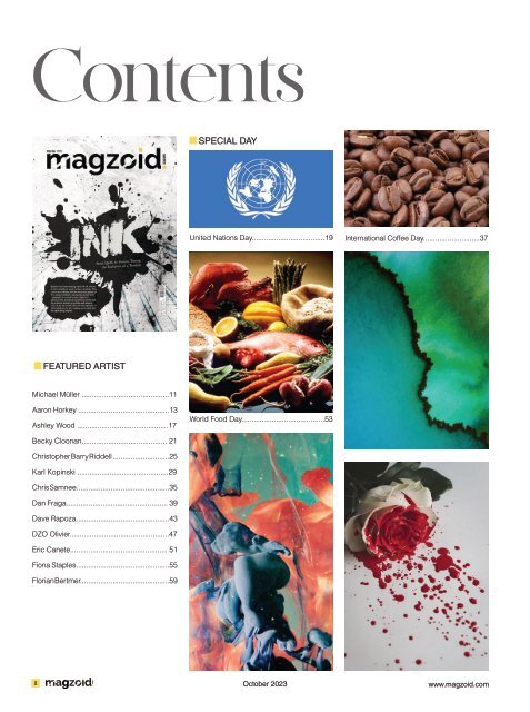 Magzoid Magazine - Luxury Magazine in the Creative Space | October 2023 |