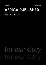 Africa Published Volume 1: For Our Story