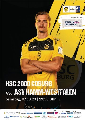 Spielheft HSC2000 Coburg vs. ASV Hamm-Westfalen