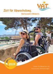 Reisen für Erwachsene mit einer körperlichen Behinderung